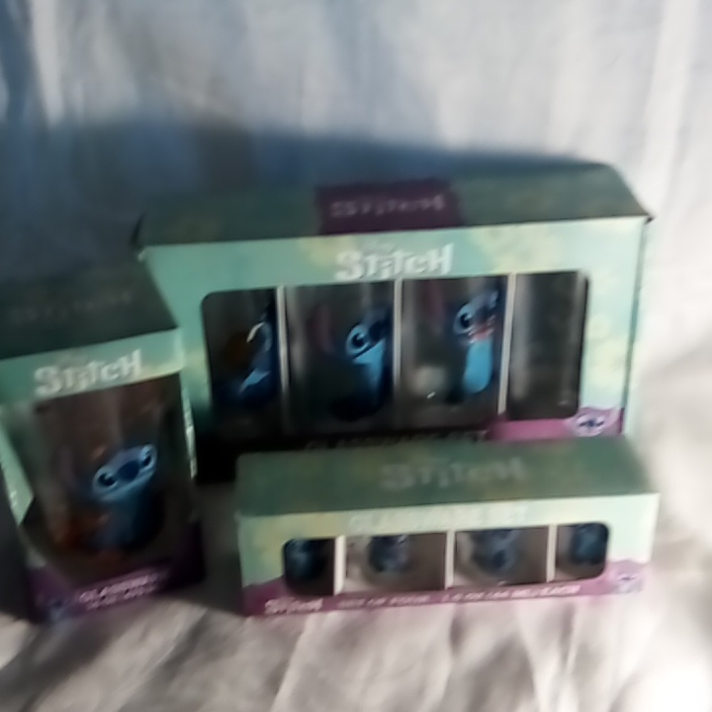 Lilo and Stitch Glassware NWT